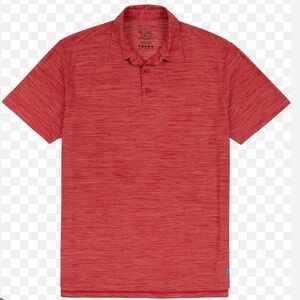 Tori Richard Windward Red Polo Shirt